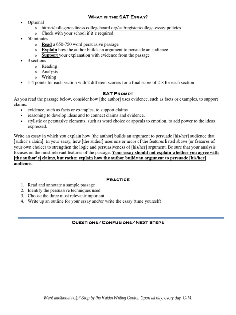 grade my sat essay