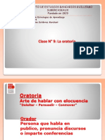 Oratoria El Buen Orador y El Discurso