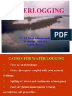 Waterlogging: Dr. M. Dhakshinamoorthy Professor (SS&AC) IMTI, Trichy