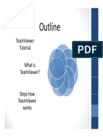 Outline Outline: Teamviewer Teamviewer Tutorial What Is Teamviewer?