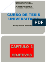 Capitulo 3 Objetivos Tesis