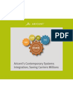 Aricent's Contemporary Systems Integration Saving Carriers Millions