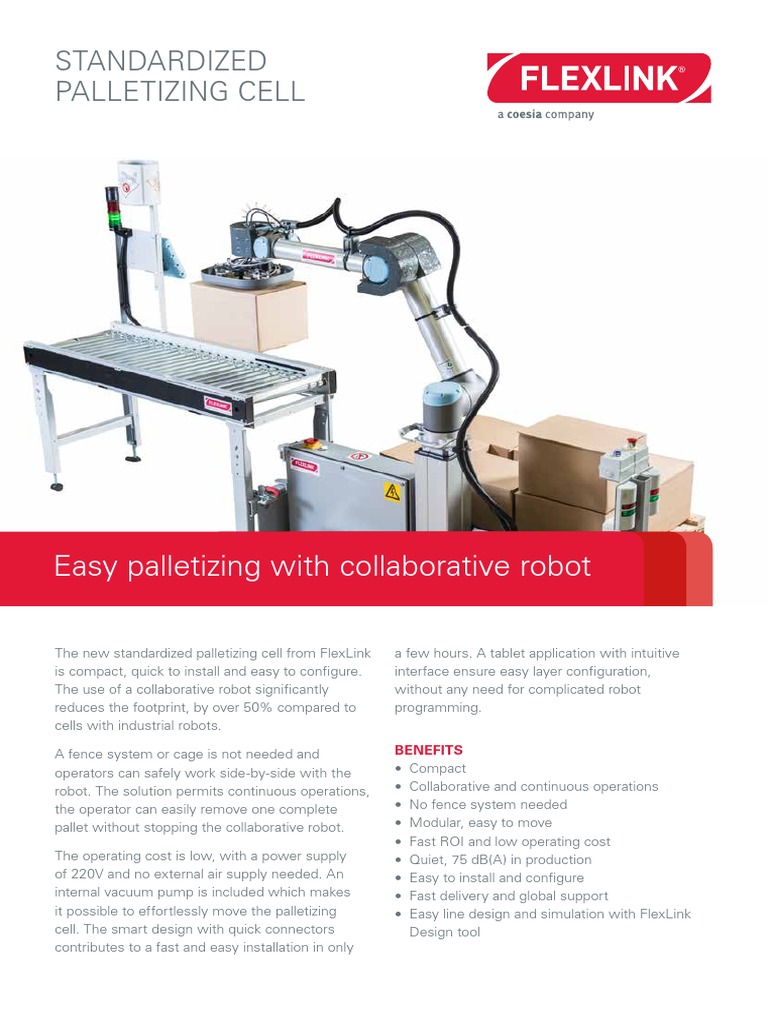 flexlink palletizer