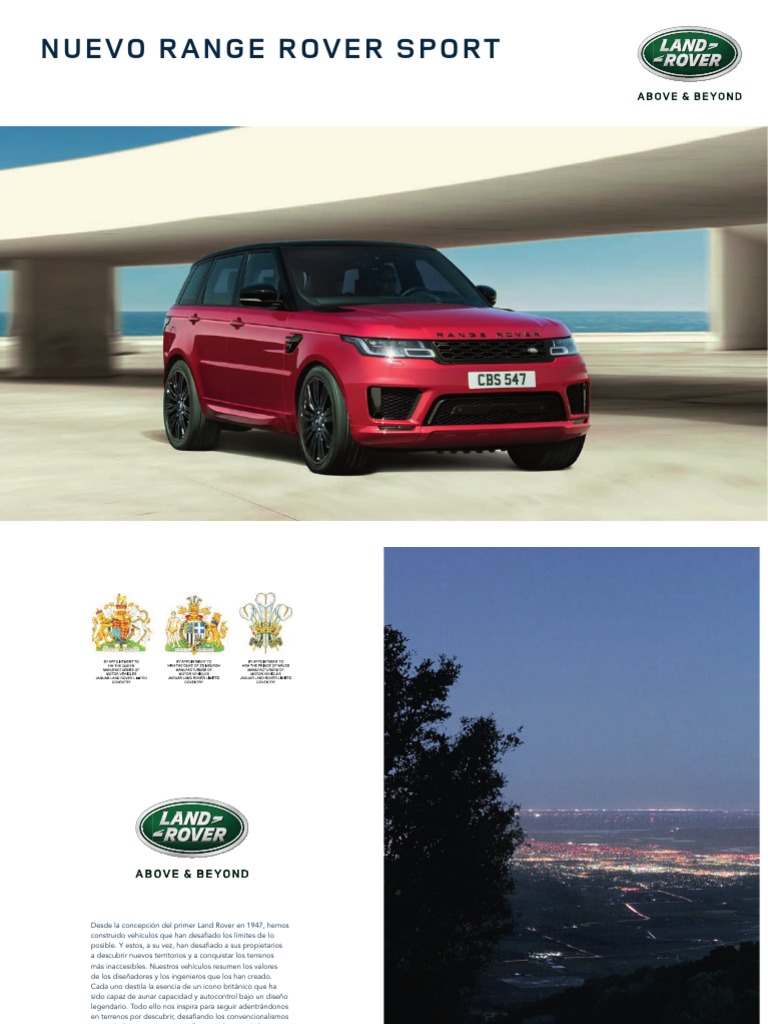 L494 Range Rover SPORT Catálogo Brochure 2017 | PDF | Hybrid Vehicle ...