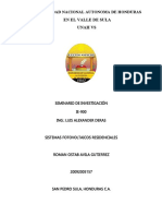 Informe de Seminario Sistemas Fotovoltaicos ResidencialesRoman Avila