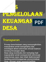 Asas Pengelolaan Keuangan Desa