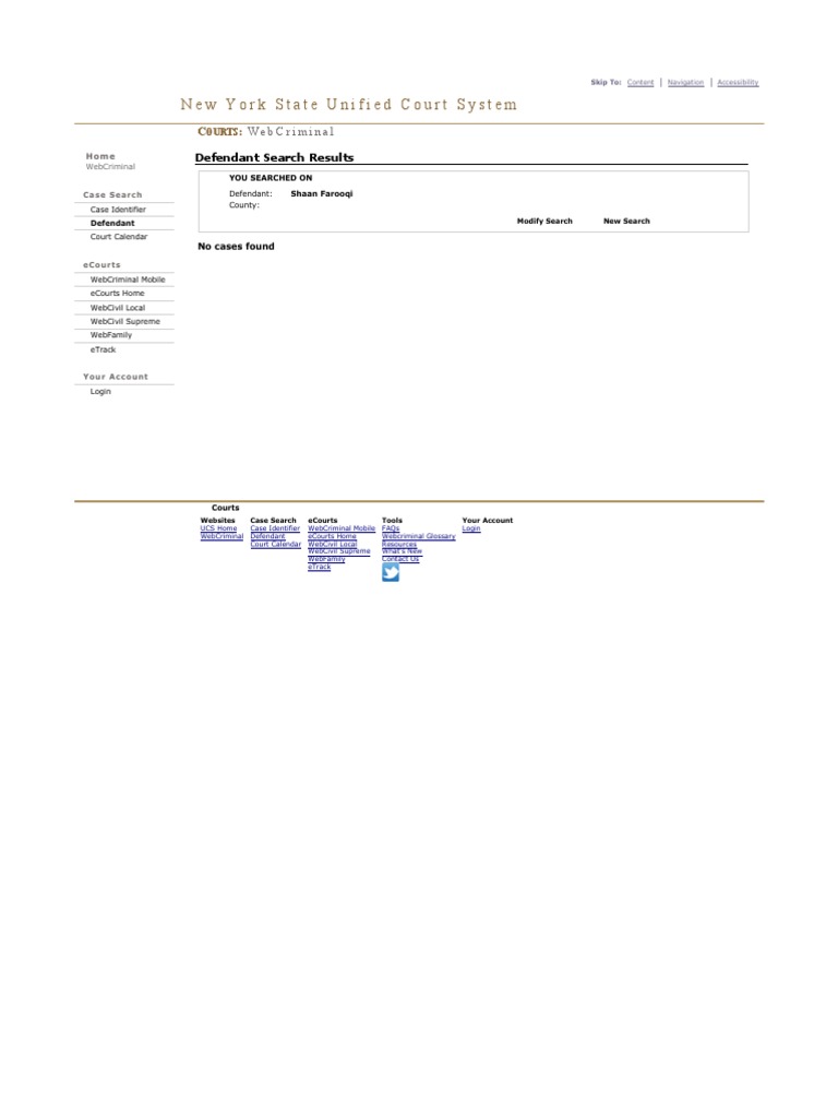 New York eCourts Case Search Guide PDF