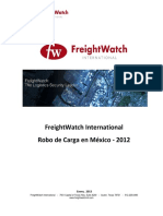 Freightwatch International Robo de Carga en Mexico 2012