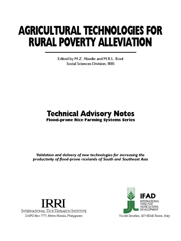 Flood-Prone Rice Farming Systems Series | PDF | International Rice ...
