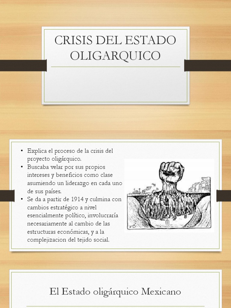 Crisis Del Estado Oligarquico