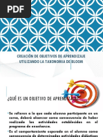 Objetivos y Taxonomias