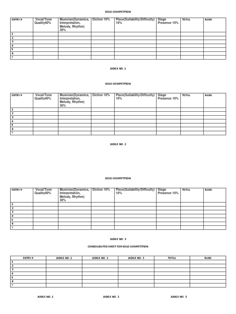 Judging Sheet PDF Dances Leisure