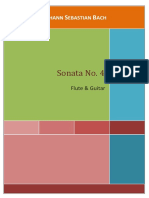 Bach J.S. - Sonata No. 4 - flute & guitar - score.pdf