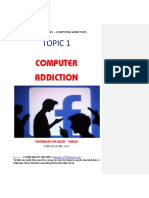Vocabulary for IELTS - Computer Addiction 1