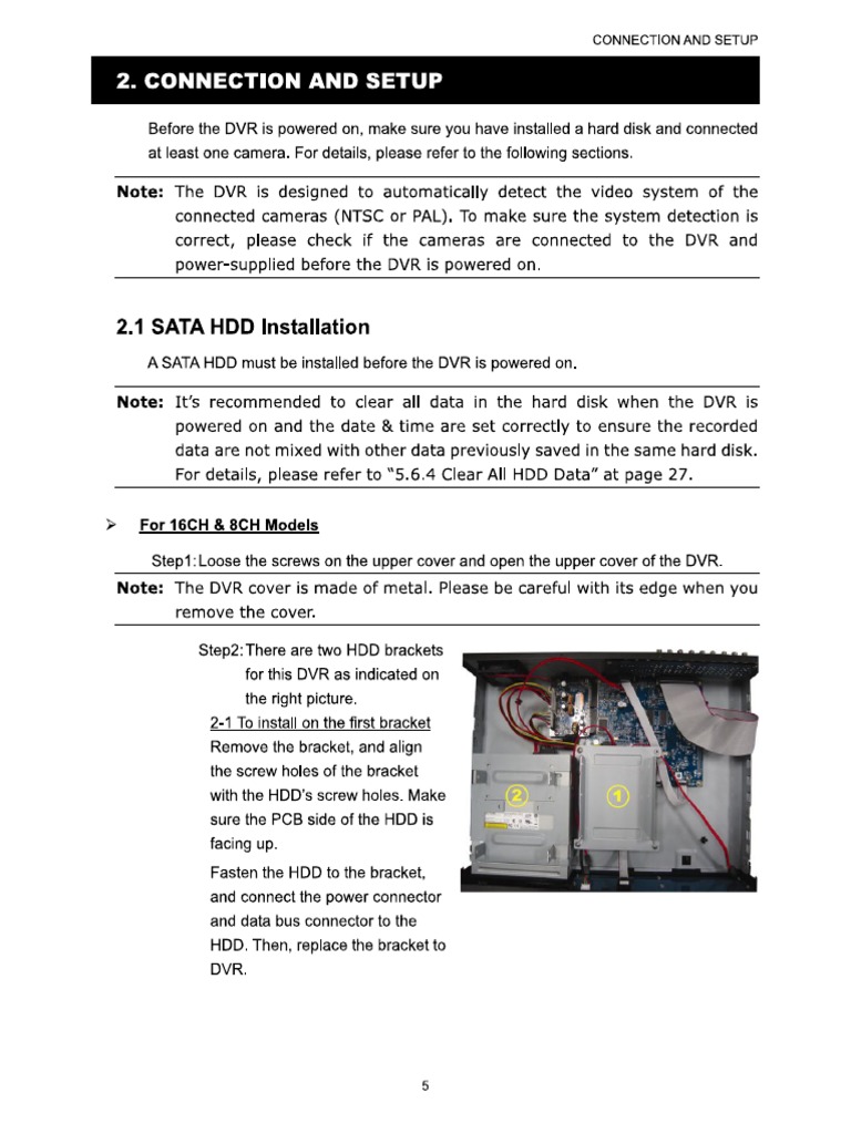 User Manual DVR h2644 PDF