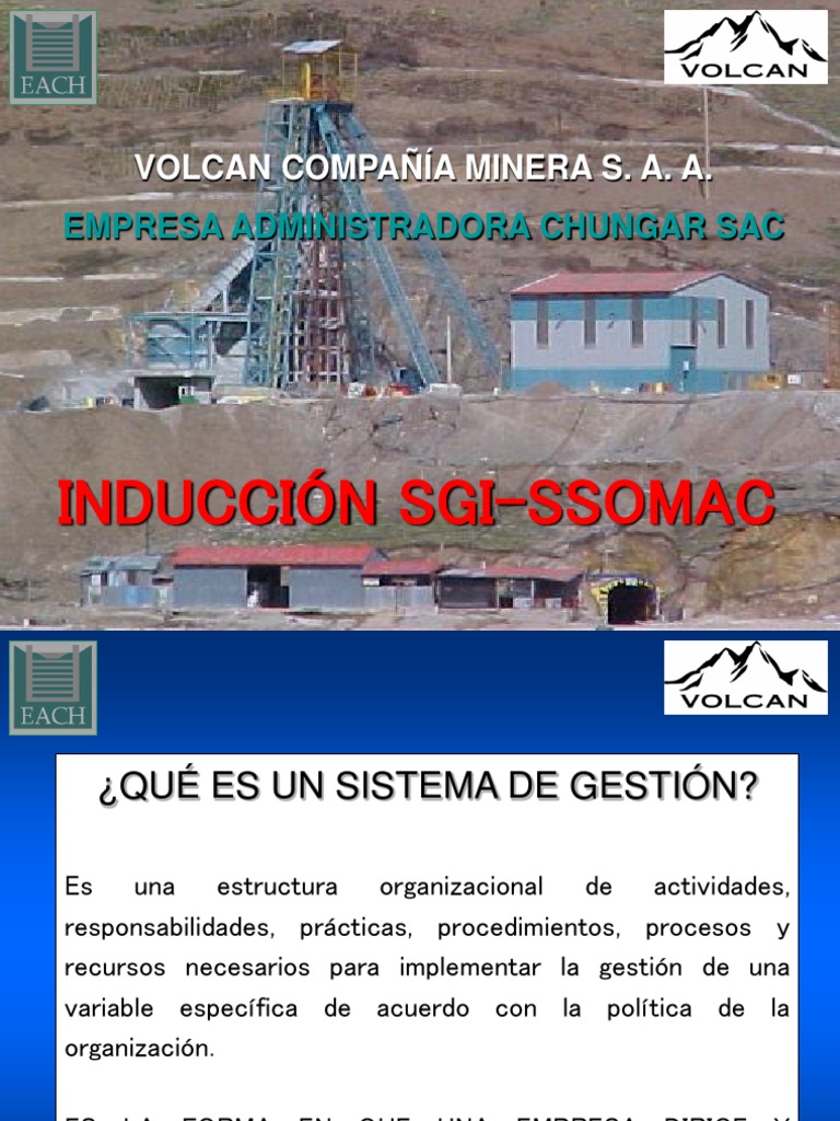 Inducción Sgi Ssomac Pdf Calidad Comercial Seguridad Y Salud