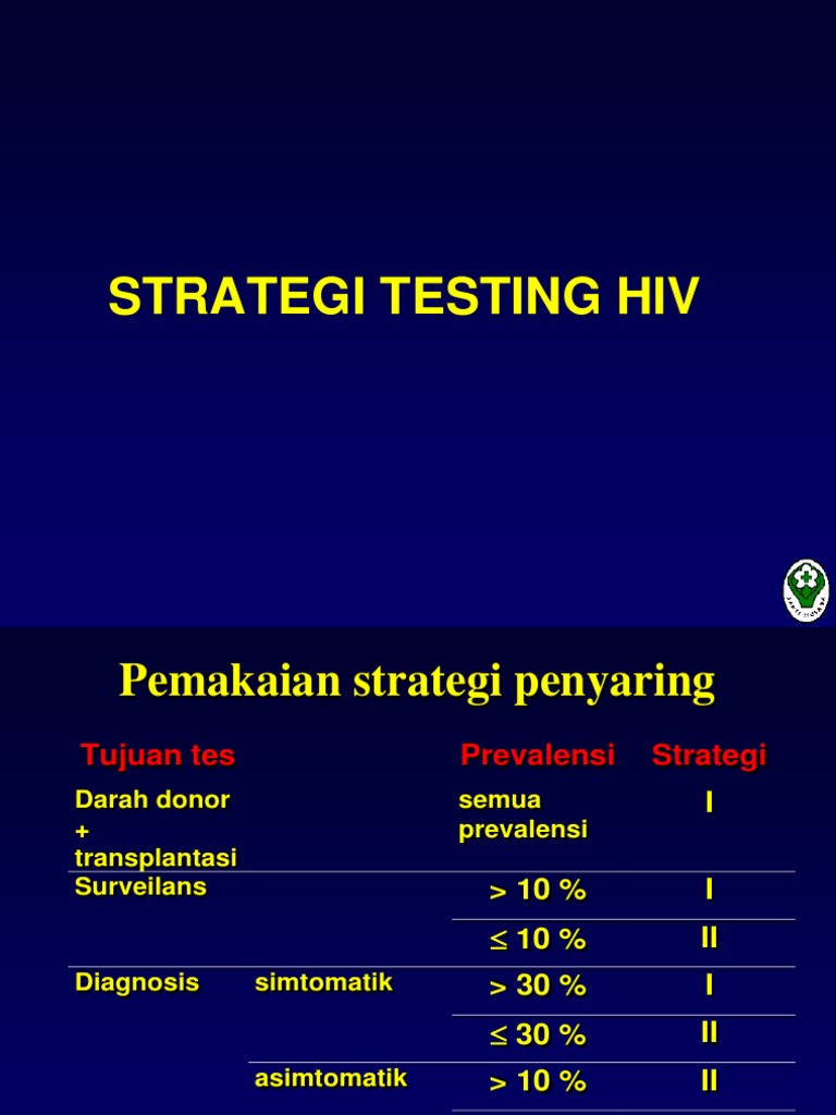 Strategi Testing Hiv PDF