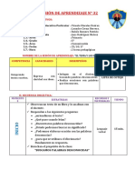 Sesion de Aprendizaje N°32 - El Tema y Los Subtemas-R.v