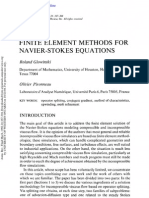 Finite Element Methods For Navier-Stokes Equations: Roland Glowinski