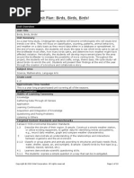 Sample K-3 Unit Plan: Birds, Birds, Birds!