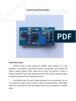 Vibration Switch Sensor Module