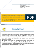 Semana 7 y 8 Polarizacion de Transistores y Aplicaciones 022017