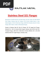 Stainless Steel 321 Flanges