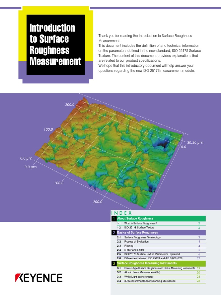 Introduction To Surface Roughness Measurement | PDF | Surface Roughness ...