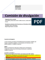 Comisión divulgación