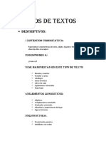 Tipos de Texto