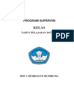 Program Supervisi Kelas