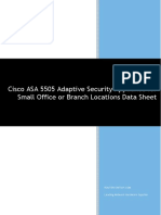 Cisco ASA 5505 Adaptive Security Appliance for Small Office or Branch Locations Data Sheet