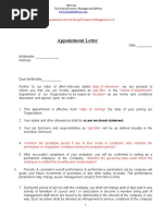 Inter-Department Transfer Letter Guide | PDF | Employment | Business