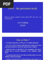 SWR - The Persistent Myth: Fielding Zs5Jf