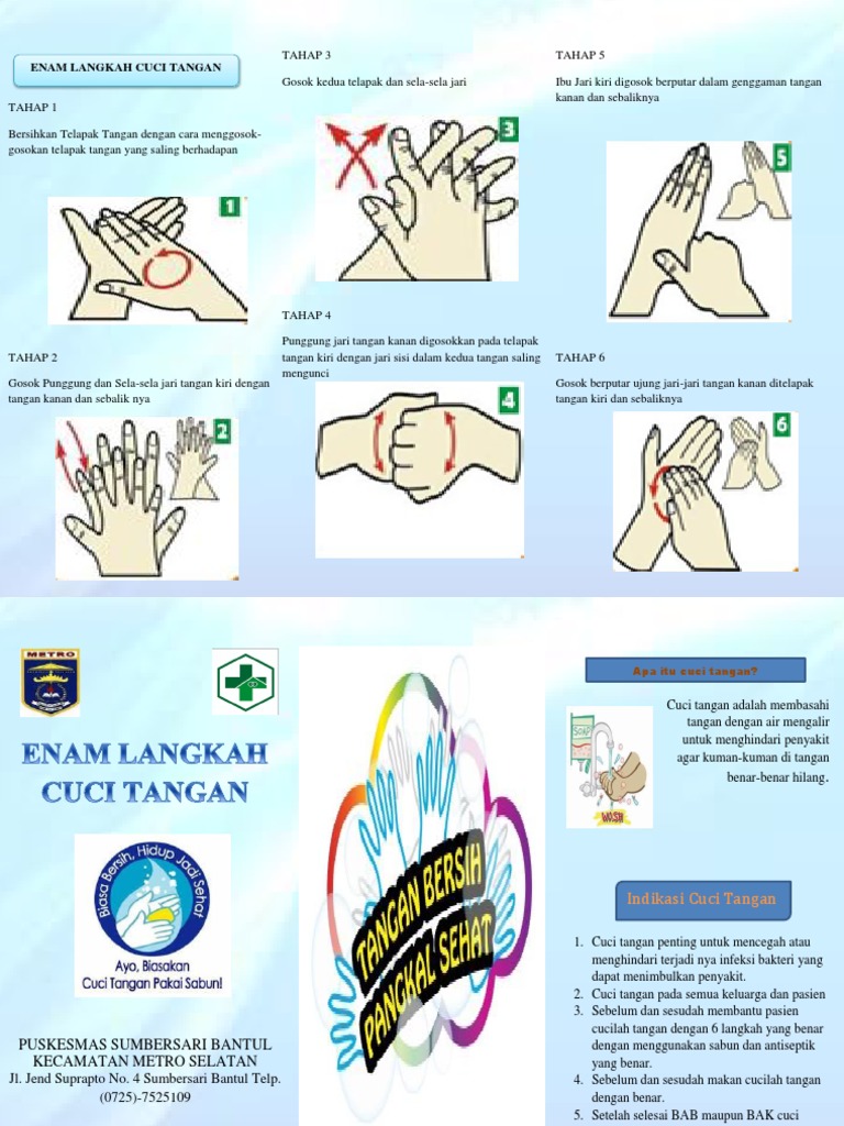 Leaflet Cuci Tangan Leaflet Cuci Tangan