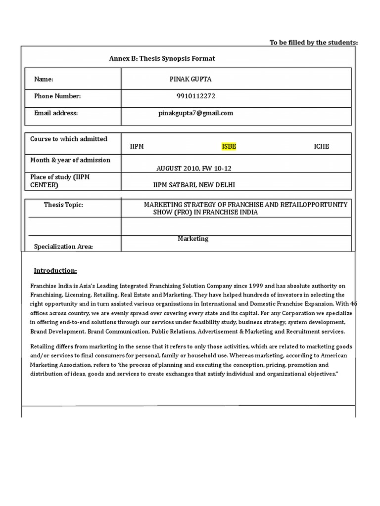 Franchising vs opening your own business research paper pdf picture