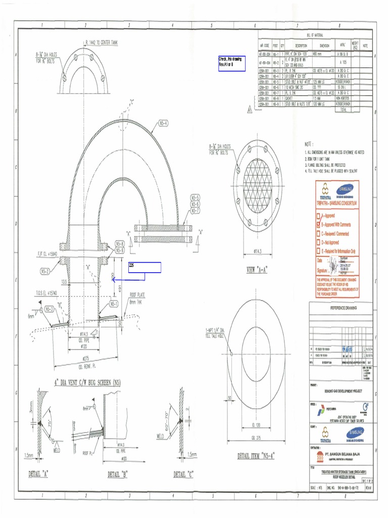 Drawing Check Rev.A1 or B Details | PDF