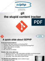 Git The Stupid Content Tracker: Presents