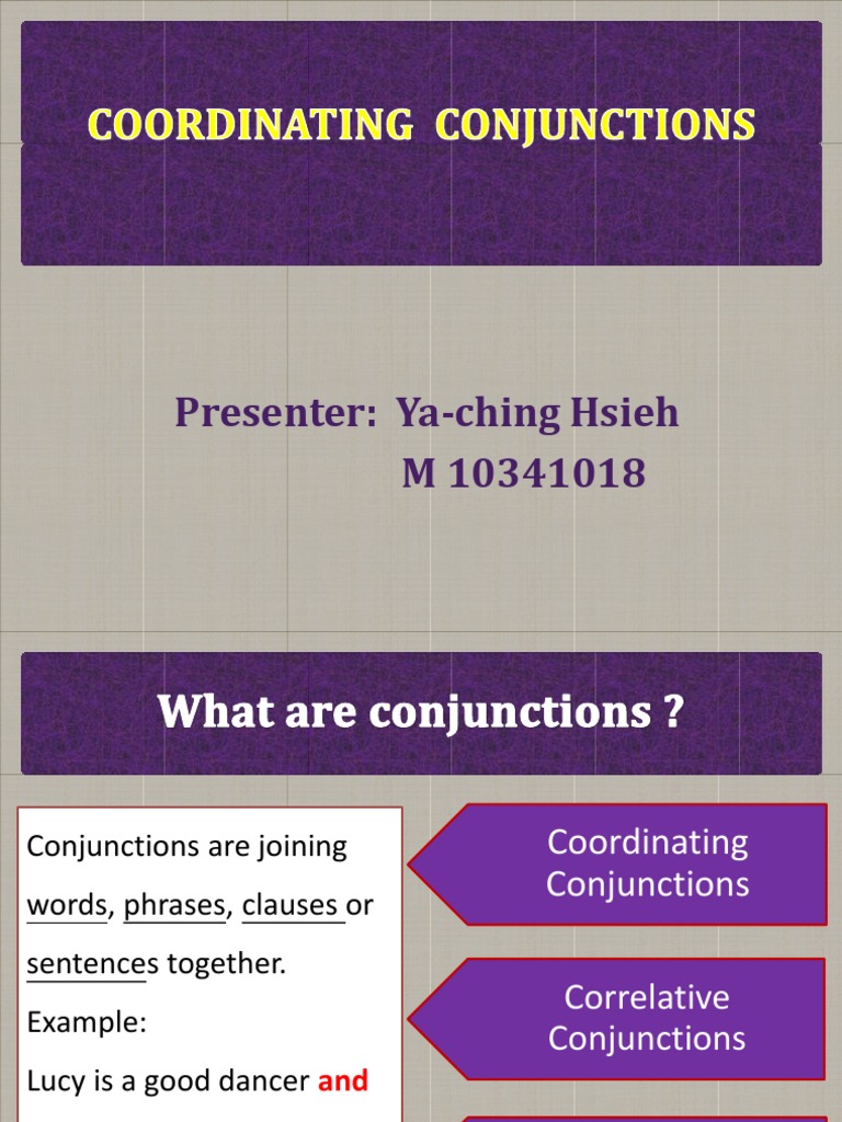 Which Coordinating Conjunction Connects a Problem with a Result -Grammar Simplified for Writers