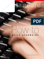 How To Write Standards