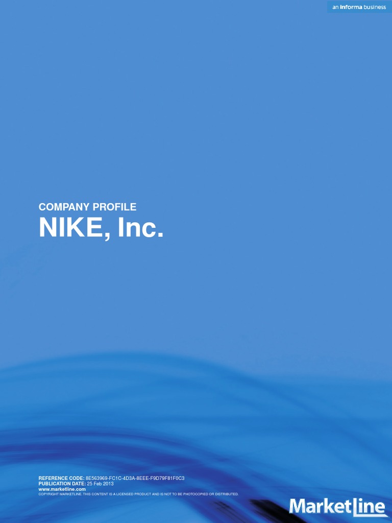 Company Profile Nike Counterfeit