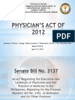 Physicians Act of 2012