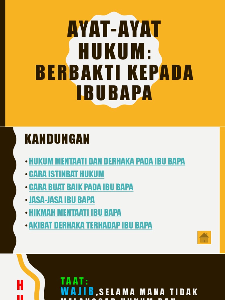 taat kepada ibu bapa