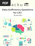 Data Sufficiency Questions For CAT 25th OCT