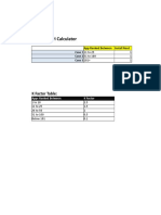 Effective CPI Calculator: K Factor Table