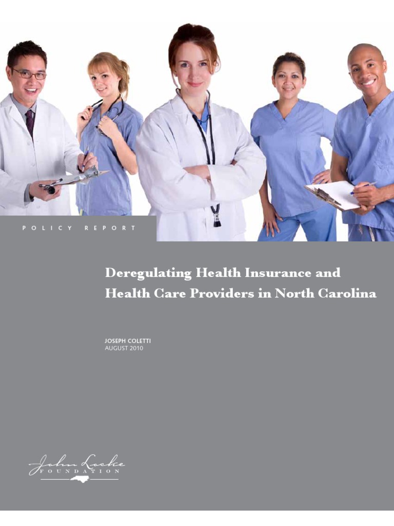 Deregulating Health Insurance and Health Care Providers in North Carolina | Naturopathy | Insurance