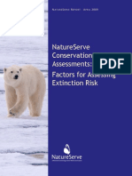 NatureServe Conservation Status Assessments Factors For Assessing Extinction Risk