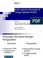 Audit Laporan Keuangan & Tanggungjawab Auditor