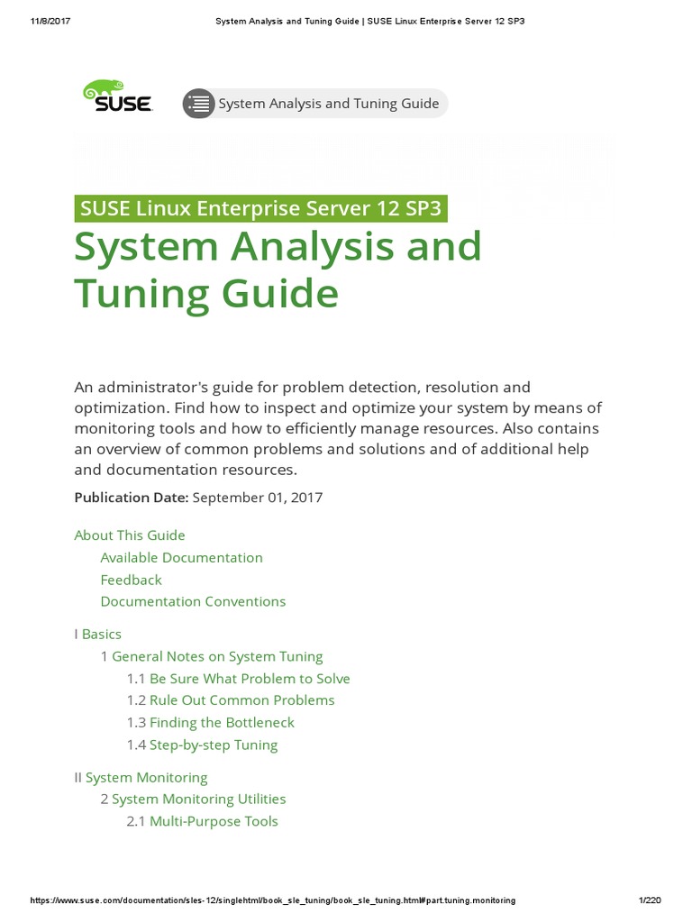 System Analysis and Tuning Guide - SUSE Linux Enterprise Server 12 SP3 ...