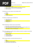 MCQ Revision Answers